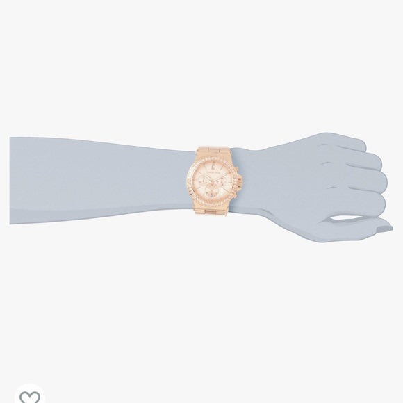 Michael Kors Women's MK5412 Dylan Rose-Tone Watch - Picture 2 of 9